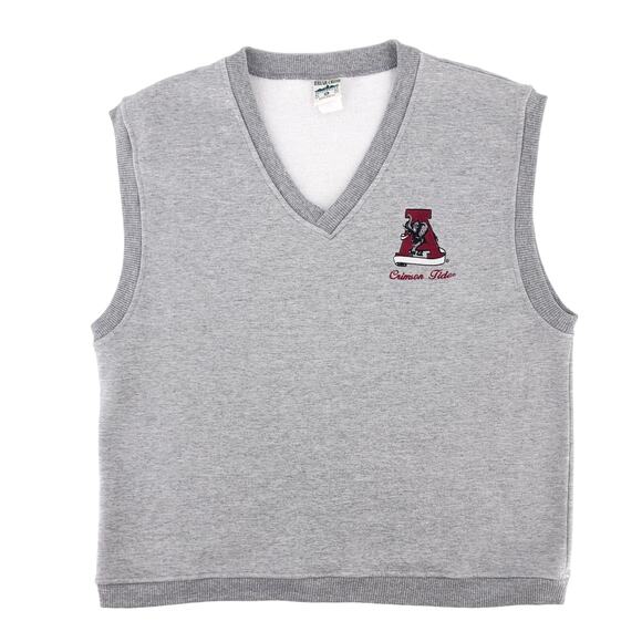 90s Alabama Crimson Tide sweatshirt vest 1990s  vintage - Picture 1 of 5